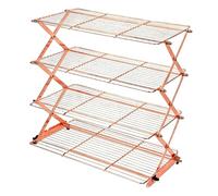 rockible Grille de Refroidissement, Grille de Cuisson, étagère de Rangement, Accessoire de Cuisine, Support Alimentaire, Grille Métallique Pliable pour Anniver, 4tier