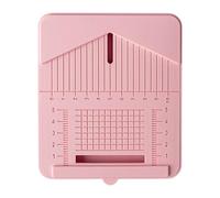 rockible Guide de Perforation Outil de Poinçonnage Support de Modelage Gabarit pour Trous Conçu pour Perforer Les Plates et Courbes Adapté pour Les C, Rose