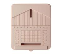 rockible Guide de Perforation Outil de Poinçonnage Support de Modelage Gabarit pour Trous Conçu pour Perforer Les Plates et Courbes Adapté pour Les C, Abricot