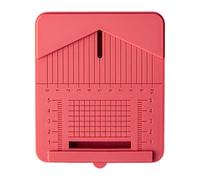 rockible Guide de Perforation Outil de Poinçonnage Support de Modelage Gabarit pour Trous Conçu pour Perforer Les Plates et Courbes Adapté pour Les C, Rouge Pêche