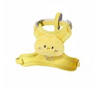 rockible Harnais Réglable Léger Harnais Step in Respirant Animal Compagnie pour Chiots, Sortie, Déplacement, Jaune, Jaune Petit Poulet, S Recommandé 0,9-2,7 Kg