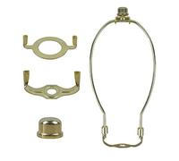 rockible Harpe de Lampe - Le Support D'jour Comprend Une Harpe, Une Base de Lumière de Selle et Un Bouton Boule, des Accessoires D'éclairage, Un Support D, Doré 10.5x20.3cm