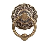 rockible Heurtoir de Porte, Poignée de Portail, Anneau élégant, Poignée de Clôture Vintage En Métal, Poignée de Porte pour Porte D'entrée, Extérieur et Int, Couleur Bronze