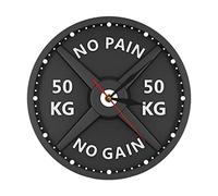 rockible Horloge Murale Barbell Décorative Moderne 12 Pouces pour La Décoration de Musculation Gym