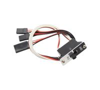 rockible Interrupteur de batterie JR Plug 3 voies Interrupteur marche/arrêt Interrupteur marche/arrêt Interrupteur récepteur RC pour voiture bateau avion