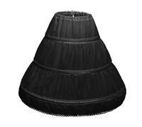 rockible Jupon à 3 cerceaux, accessoires de jupe agitée pour enfants filles, pour robes de mariée, sous-jupe, doublure de jupe de princesse, 75 cm