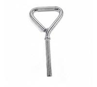 rockible Kettlebell Poignée Kettlebell Poids Haltère Accessoire Musculation Cadre Métallique Stable pour Améliorer Prise Contrôle et Puissance Adaptée au, Argent, Poignée De Kettlebell Sans Écrous