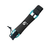 rockible Laisse de Planche de Surf, Dragonne Elastique Leash Surf Leash Corde Surf Jambe Corde pour Planche de Surf, Paddleboard, Canoë, Pêche, Bleu, 6 Pieds