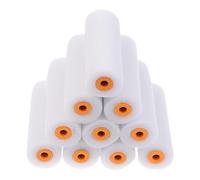 rockible Lot de 10 mini rouleaux à peinture, portables et professionnels, compacts, pour peinture de maison, cadre photo, retouches, bordures