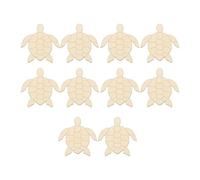 rockible Lot de 10 sculptures murales en bois brut représentant une, faites à la main