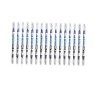 rockible Lot de 16 marqueurs à pointe longue et à trou profond pour la construction, Bleu Noir