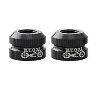 rockible Lot de 2 écrous de Valve de Chambre à Air de Vélo avec Joint Torique Scellé, écrou de Valve Presta pour Pneu sous Vide de Vélo, Convient Plupart,