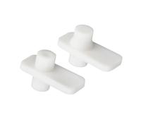 rockible Lot de 2 supports de fixation pour roulettes de bac à légumes (gauche et droite) pour réfrigérateur, installation facile, pièces de rechange