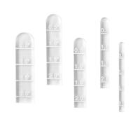 rockible Lot de 5 Règles En Argile, En Acrylique, Outil de Mesure Portable pour Archet, Outil de Mesure pour Poterie, pour Projets de Bricolage, Moulage
