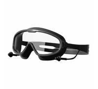 rockible Lunettes de Natation Adultes Antibuée et Étanches Vision Panoramique 30 pour Cent Plus Large Verres Protecteurs Contre la Lumière Vive Sangle Réglable , Noir , Adulte, Noir, Emballé en Boîte