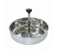 rockible Mangeoire Suspendue avec Crochet Intérieur Mangeoire avec Compartiments Auge d'alimentation pour Maternité Porcine, 28cm, Acier Inoxydable De Qualité Supérieure