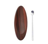 rockible Mini Balance de Poche en Grammes pour Feuilles de Thé, 200G/0.1G, USB, Bijoux, Design Moderne, Outil de Pesage, Balance Numérique pour Le Thé, Couleur du Bois