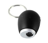 rockible Mini Projecteur Horloge LED Porte-clés Portable Lampe Affichage Temps Projection Claire Pp Adapté pour Enfants Adultes Déplacement, Noir