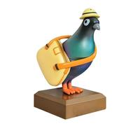 rockible Mini statue de pigeon messager de bureau en résine, sculpture artistique pour centre de table