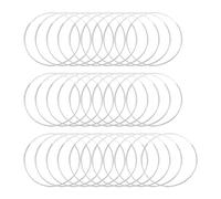 rockible Montre Verre Étanche Remplacement Rondelles D'étanchéité Joint Blanc pour Montre Ronde 1.0mm-1.2mm, 31 pièces 25-40mm