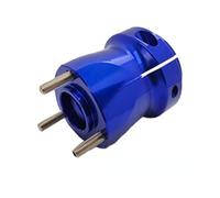 rockible Moyeu de Karting Support d'Axe Siège de Moyeu Bride Fendue Alésage Central Alliage d'Aluminium Résistant et Réglage le Long de l'Arbre Adapté à, Bleu, 50 Alésage 50mm, Longueur 92mm