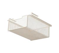 rockible Organisateur de Sous-Vêtements, Panier de Rangement à Tiroir Coulissant Suspendu pour Sous-étagère, Panier Coulissant pour Placard, pour Armoires de Bureau et de Maison, Blanc