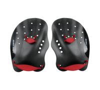 rockible Pagaies d'entraînement à la Natation, pagaies de Natation, Pratiques, légères, en polypropylène et Silicone, pagaies Plates, pagaies de Natation à la, S Black