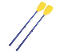 rockible Pagaies Synthétiques Pagaie Bateau Kayak Raft Gonflable à Double Extrémité pour Ramer et Virer Adaptées à Côtière Canot Pneumatique Loisirs Aquatiques 120cm