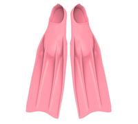rockible Palmes de Plongée en Silicone Palmes Longues Palmes Dérive Palmes d'Apnée Chaussant Fermé Transmission Efficace des Battements Glisse Régulière , Rose , XS 36-37