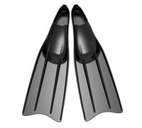 rockible Palmes de Plongée en Silicone Palmes Longues Palmes Dérive Palmes d'Apnée Chaussant Fermé Transmission Efficace des Battements Glisse Régulière , Noir , L 42-43
