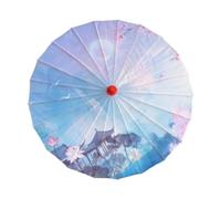 rockible Parapluie Chinois en Papier huilé, Parasol décoratif Oriental, Parapluie Japonais pour Costumes de théâtre, Accessoire de Photographie de Mariage, Style I