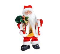 rockible Père Noël électrique avec Musique - Cadeau de Noël Original - Décoration de Noël D'intérieur, Porter Un Cadeau