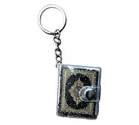 rockible Petite Arche Coran Porte-clés Le Coran Religionsbuch Porte-clés Sac Voiture Décor Cadeau, Noir