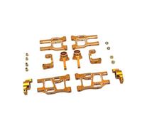 rockible Pièces améliorées pour voiture RC 1/10, kits de mise à niveau en métal, accessoires de voiture RC faciles à installer pour voiture de loisir RC, or