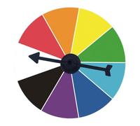 rockible Platine Vinyle Murale Compacte pour Fêtes, Roulette pour Jeux de Hasard et Pubs, Style A