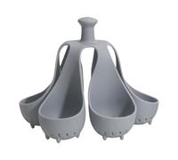 rockible Pocheuses à œufs, Panier à œufs, Panier à œufs, Distributeur, Rangement Pratique pour Le Petit-déjeuner, Support à Vapeur, Support à Vapeur pour Marmi, Tient 6