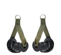 rockible Poignée de Matériel de Fitness de Câble de Musculation de Bande Élastique Matériau PP Robuste Prise Ergonomique Antidérapante, Green
