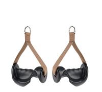 rockible Poignée de Matériel de Fitness de Câble de Musculation de Bande Élastique Matériau PP Robuste Prise Ergonomique Antidérapante, Brown