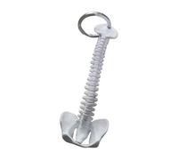 rockible Porte-clés en PVC avec Colonne vertébrale Humaine, Accessoire de Mode, Petit Porte-clés Fait Main, 15 cm, Cadeau de Remise de diplôme, Blanc