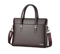 rockible Porte-Documents pour Hommes, Sac fourre-Tout, Sac à bandoulière pour Cadeaux, fête des pères, Voyage, Brun