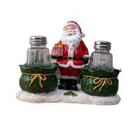 rockible Pot à épices Père Noël En Verre, Récipient de Rangement, Statuette de Noël, Sculpture Décorative pour La Maison, Centre de Table, Ornement.