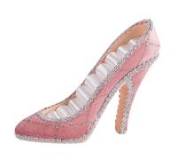 rockible Présentoir à bagues, Porte-bagues, Organisateur Multifonctionnel doublé de Tissu Doux pour Bijoux, idéal pour la Vente, la Maison ou Les étagères de, Rose 14x11cm