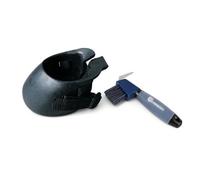 rockible Protection Sabot Cheval Caoutchouc Résistant Usure avec Brosse pour Éviter Glissade Blessure Dur Ciment Entretien