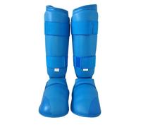 rockible Protège-Tibias C-Pied Réglable | Forme Enveloppante Anatomique, Protège-Tibias Sangles, protecteurs, pr Karaté, Adultes, Débutants