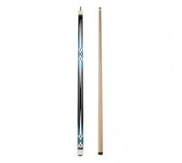 rockible Queue de Billard Professionnelle Queue Bâton Tige Canne en Bois Dérive Pointe en Cuir 125mm Finition Soignée Confort Tenue Longue Prise Antidérapante, Bleu