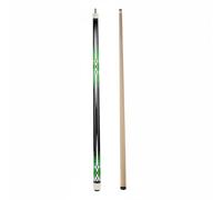 rockible Queue de Billard Professionnelle Queue Bâton Tige Canne en Bois Dérive Pointe en Cuir 125mm Finition Soignée Confort Tenue Longue Prise Antidérapante, Vert