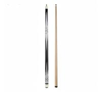 rockible Queue de Billard Professionnelle Queue Bâton Tige Canne en Bois Dérive Pointe en Cuir 125mm Finition Soignée Confort Tenue Longue Prise Antidérapante, Blanc