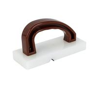 rockible Raboteuse Professionnelle pour Planches à Découper, Poignée Ergonomique et Métallique, Idéale pour Les Restaurants. Nettoyage Efficace et Perform, Brun