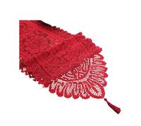 rockible rectangulaire en dentelle au crochet, nappe festive pour anniversaire