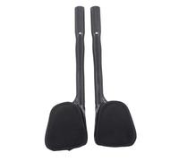 rockible Repose-Bras de vélo de Triathlon, Guidon, Repose-Bras Amovible en éponge pour vélos de Route et de Montagne, Barre aérodynamique de Triathlon, Noir Brillant